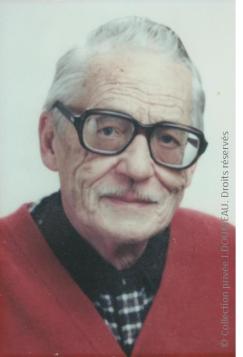 Arsène DOUMEAU avant son décès 1995 crédit coll préivée Doumeau dR