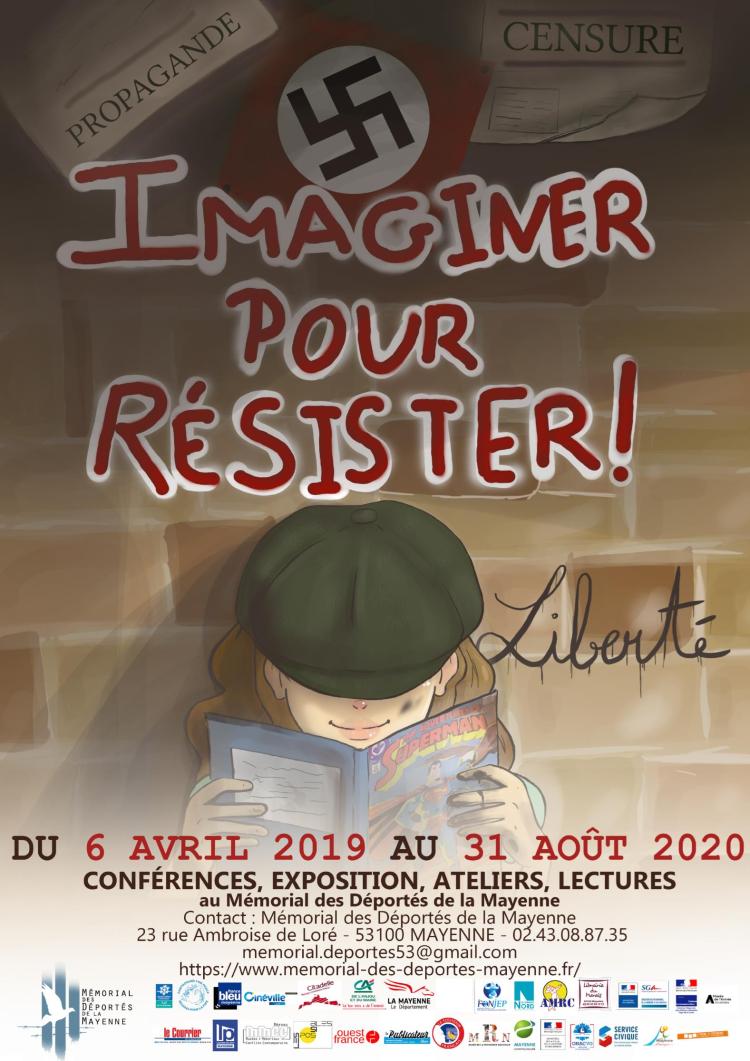 maquette affiche imaginer pour résister 2019 bis
