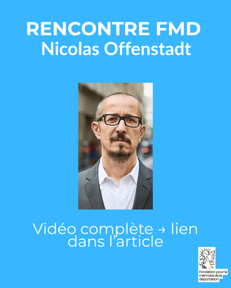 [Vidéo] Rencontre de la FMD – invité Nicolas Offenstadt